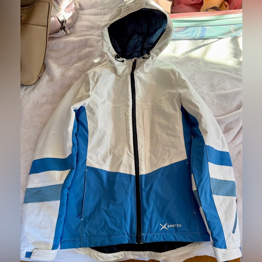 Arctix Women's Blue and White Ski Jacket & Pants